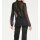 Designer-Chiffonbluse, schwarz
