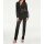 Designer-Chiffonbluse, schwarz