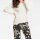 Designer-Pullover m. Strass, offwhite
