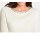 Designer-Pullover m. Strass, offwhite