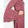 Designer-Volant-Druckkleid, rot-bunt