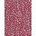 Designer-Volant-Druckkleid, rot-bunt
