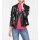 Biker jacket with embroidery, black-multicolour