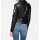 Biker jacket with embroidery, black-multicolour