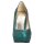 Evening pumps, emerald