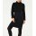 Two in one knit dress, black