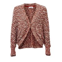 Designer-Grobstrickjacke, terracotta