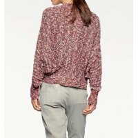Designer-Grobstrickjacke, terracotta