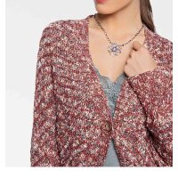 Designer-Grobstrickjacke, terracotta