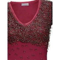 Chiffon dress, red