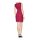 Chiffon dress, red