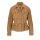 Velours leather jacket, beige