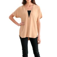 Bluse, apricot