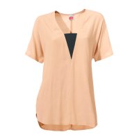 Bluse, apricot