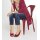 Velours coat with cut-outs, red
