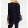 Designer-Spitzenbluse, nachtblau