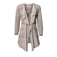 Designer two-piece shirt, stone