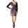Print dress, grey-cyclam-multicolour