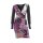 Print dress, grey-cyclam-multicolour