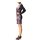 Print dress, grey-cyclam-multicolour