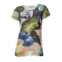 Designer-Chiffonbluse, bunt