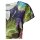Designer-Chiffonbluse, bunt