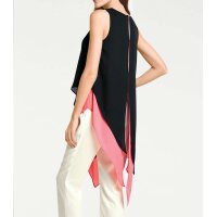 Overall m. Chiffonüberwurf, creme-bunt