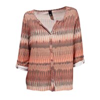 Jerseyblusenshirt, lachs-bunt