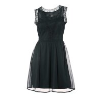 Chiffon dress, black
