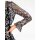Embroidered blouse and top, black-multicolour