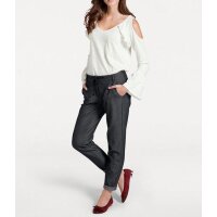 Flounce shirt, offwhite