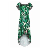 Designer-Druckkleid, bunt