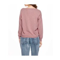 Marken-Pullover m. Pailletten, rosé
