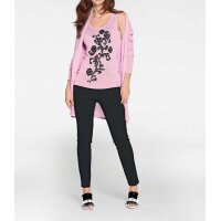 Designer-Feinstrick-Twinset, rosa