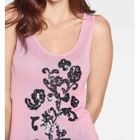 Designer-Feinstrick-Twinset, rosa