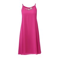 Designer-Kleid m. Kette, pink