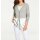 Designer-Kaschmir-Cardigan, grau-offwhite