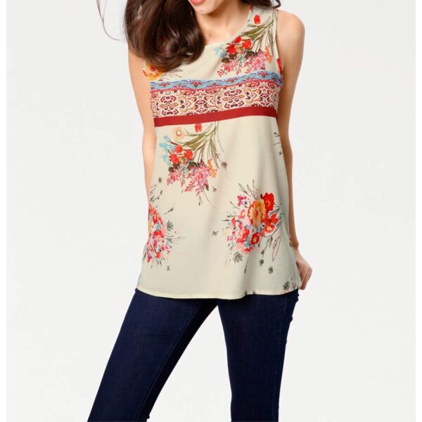 Blouse top, multicolour