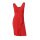 Dress with strass, coral