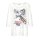 Shirt m. Pailletten, offwhite