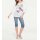 Shirt m. Pailletten, offwhite