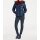 Daunenjacke m. Webpelz, blau