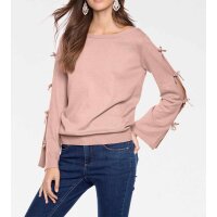 Fine knit shirt, rosé