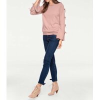 Fine knit shirt, rosé