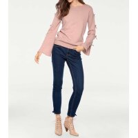 Fine knit shirt, rosé