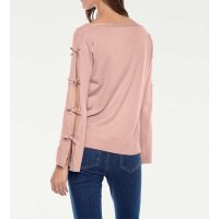 Fine knit shirt, rosé