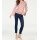Fine knit shirt, rosé