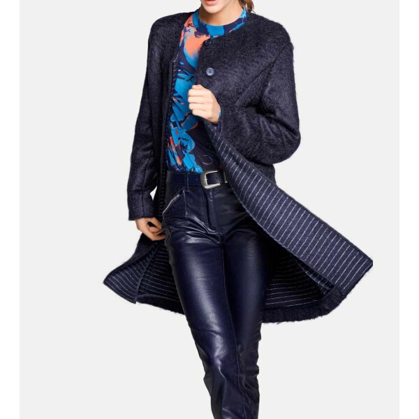 Mohair coat, blue