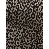 Designer-Jerseykleid, taupe-schwarz