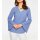 Blouse, blue-white